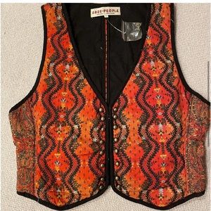 FREE PEOPLE Gemini Quilted Vest, XL NWOT